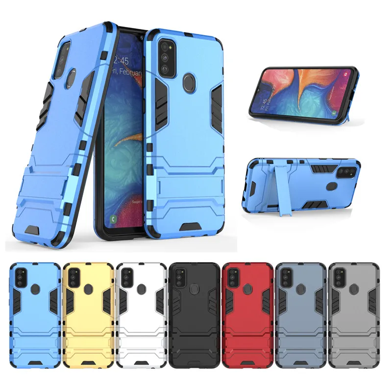 Чехол для Samsung M30S чехол армированный Жесткий силиконовый + пластиковый Galaxy задняя