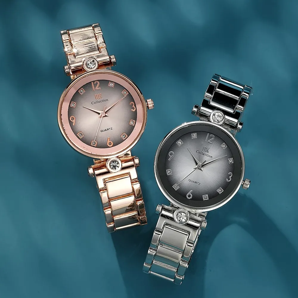 Коллекция для женщин Топ Мода стальной проволоки круглый Кварц Браслет наручные