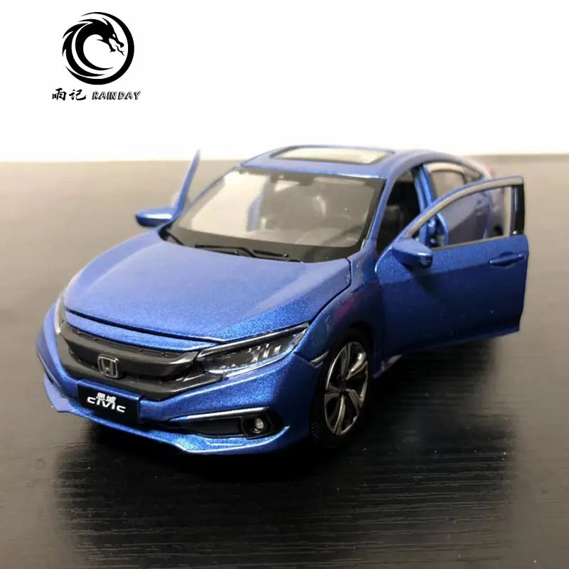 3 шт./партия JK 1/32 масштабная модель автомобиля игрушки Япония Honda Civic звук и свет литья под давлением Металл тянет назад модель автомобиля игрушка