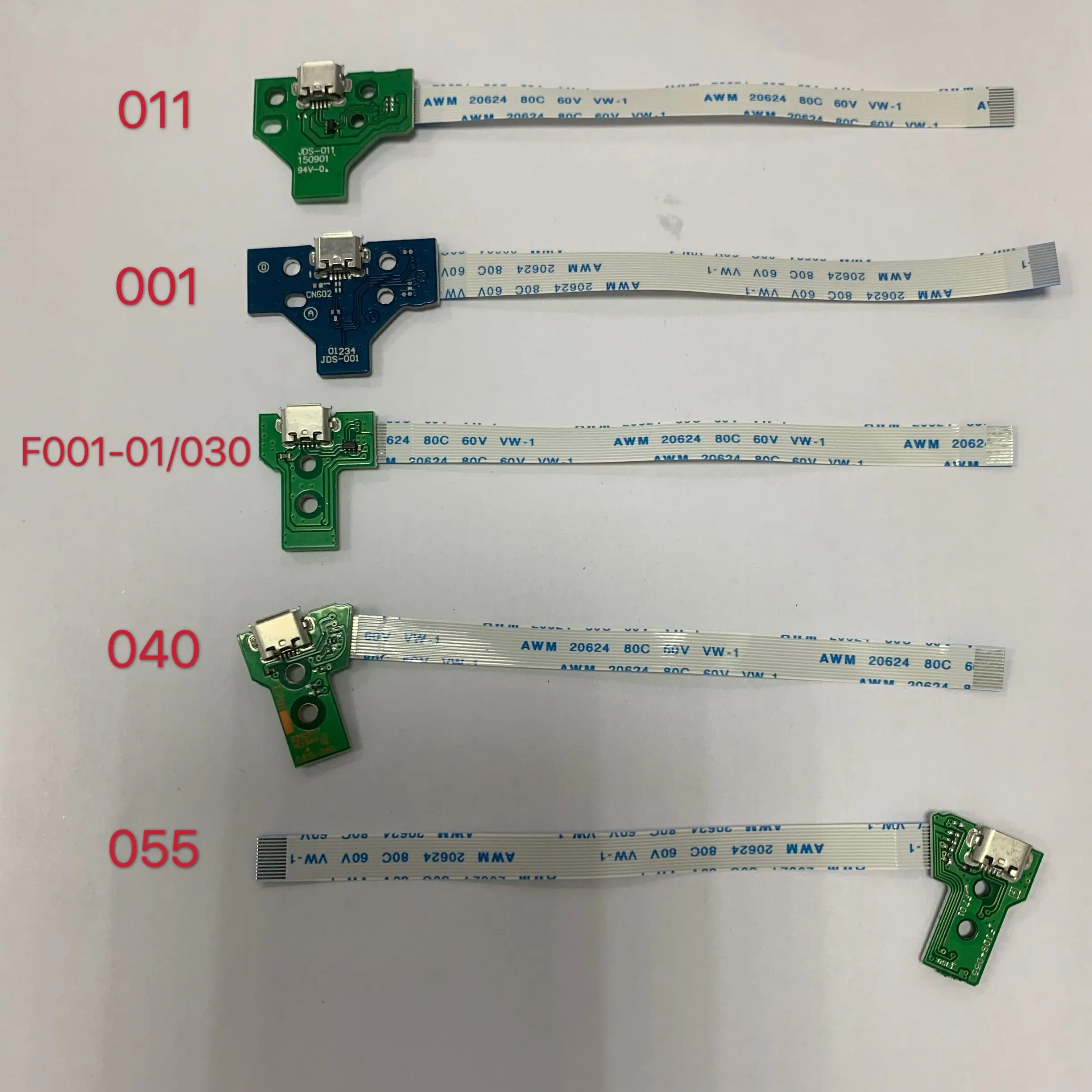 5 шт./лот для ps4 игровой коврик контроллер питания usb зарядка розетка плата и