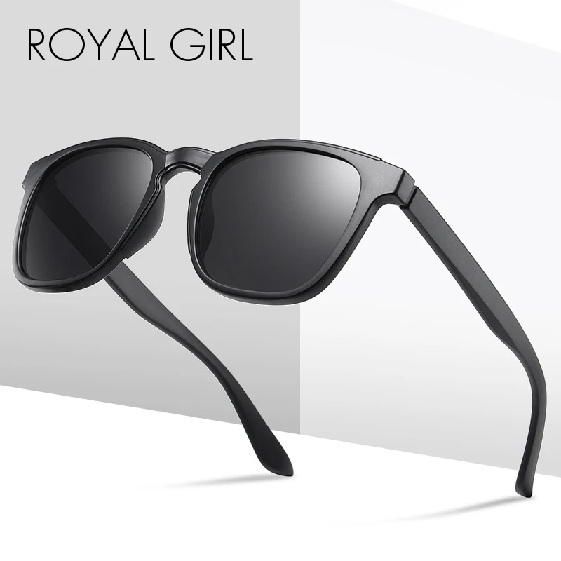 Солнцезащитные очки ROYAL GIRL винтажные квадратные TR90 с поляризационными стеклами