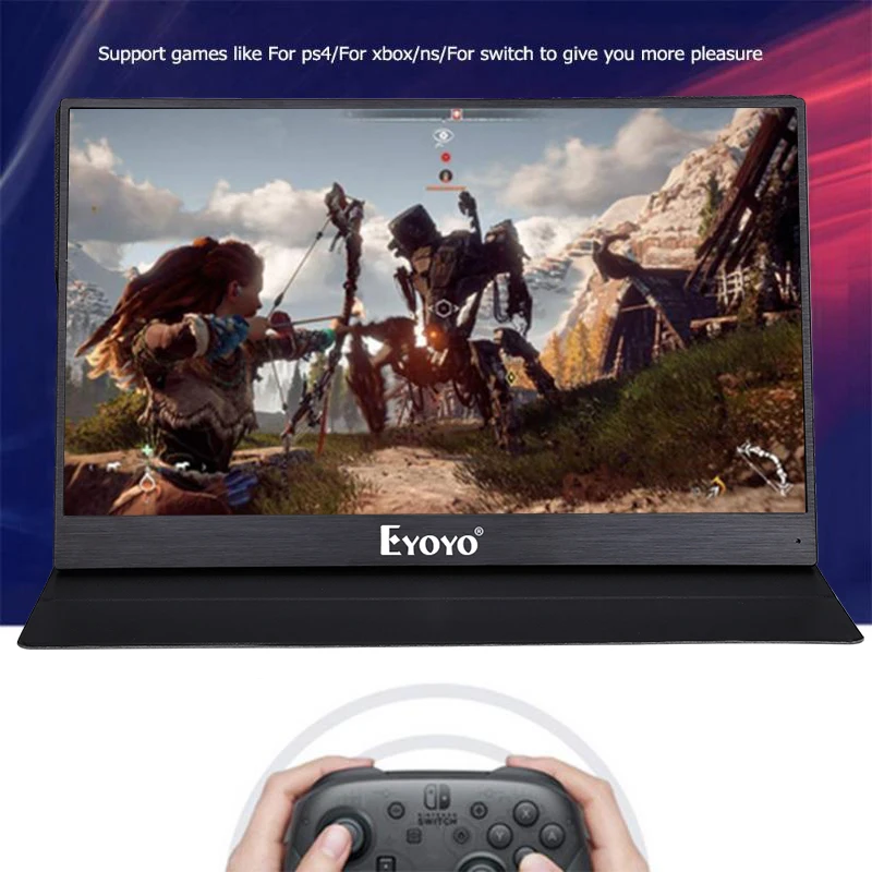 Портативный игровой монитор Eyoyo EM15U 15 дюймов 3840X2160 4K Ультратонкий IPS ЖК дисплей HDMI