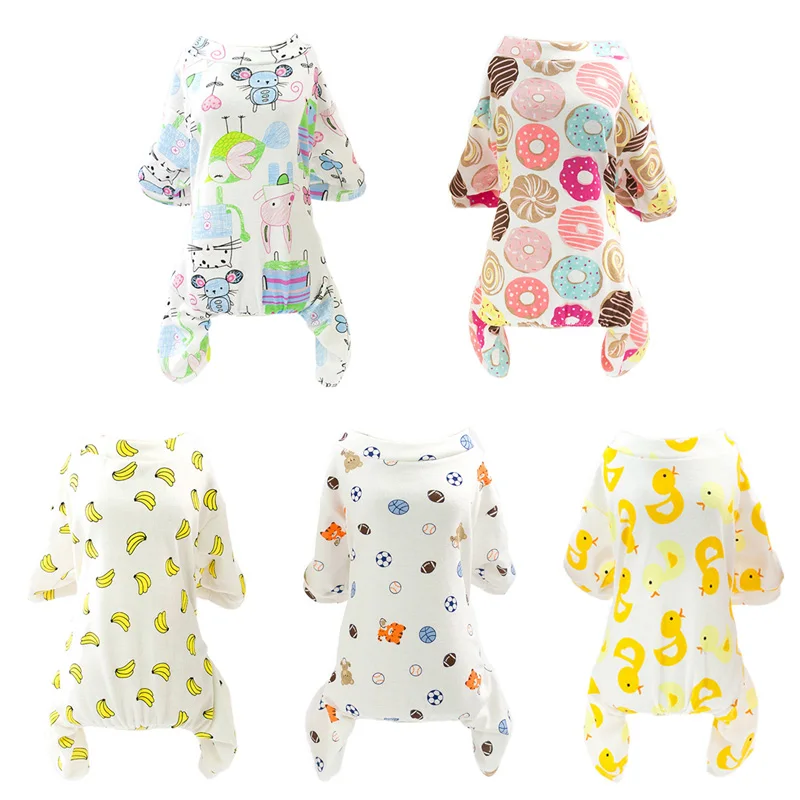 

Sweet Pet Dog Jumpsuit Pajama for Small Dogs Shih Tzu Yorkshire Terrier Pajamas Overalls Puppy Cat Clothes Clothing pyjama chien