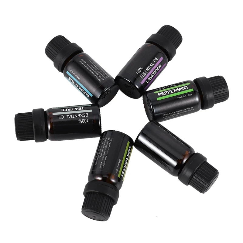100% чистый натуральный ароматерапия Масла комплект 10 мл для увлажнителя
