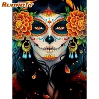 ruopoty 5d diy diamond painting full squareround abstract man diamond embroidery sale portrait handicraft decor for home