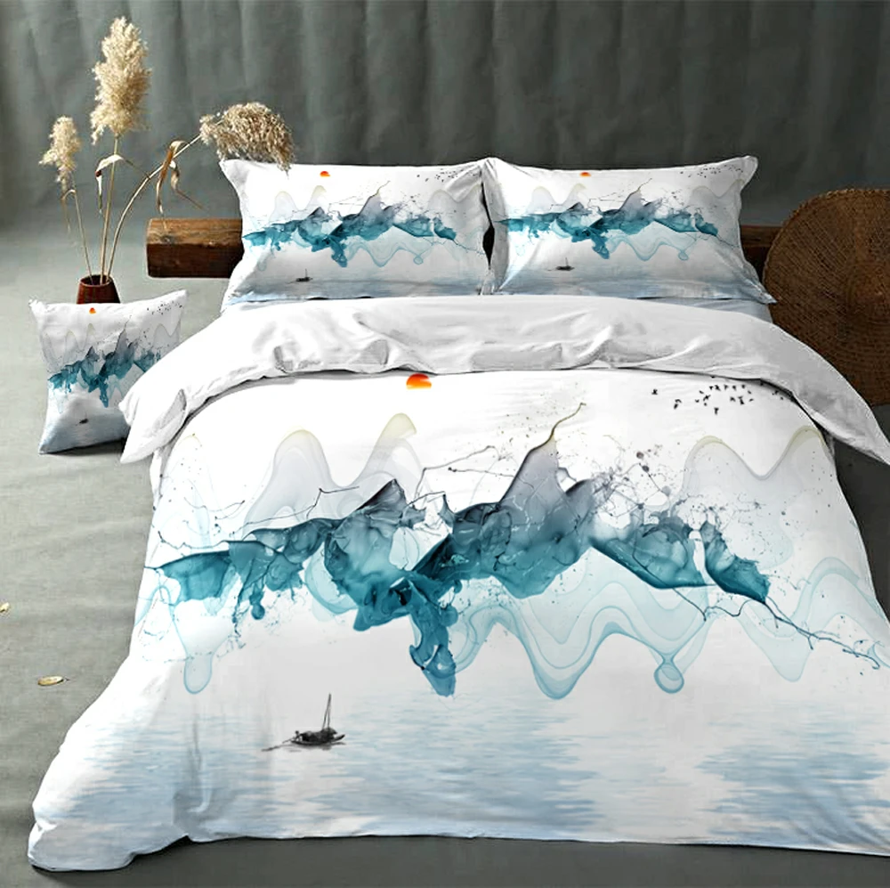 

Art Elegant Father Gifts Kids Student Comfortable Healthy Digital Design Custom Patterns Bedding Brushed Cloth Cover Quilt King