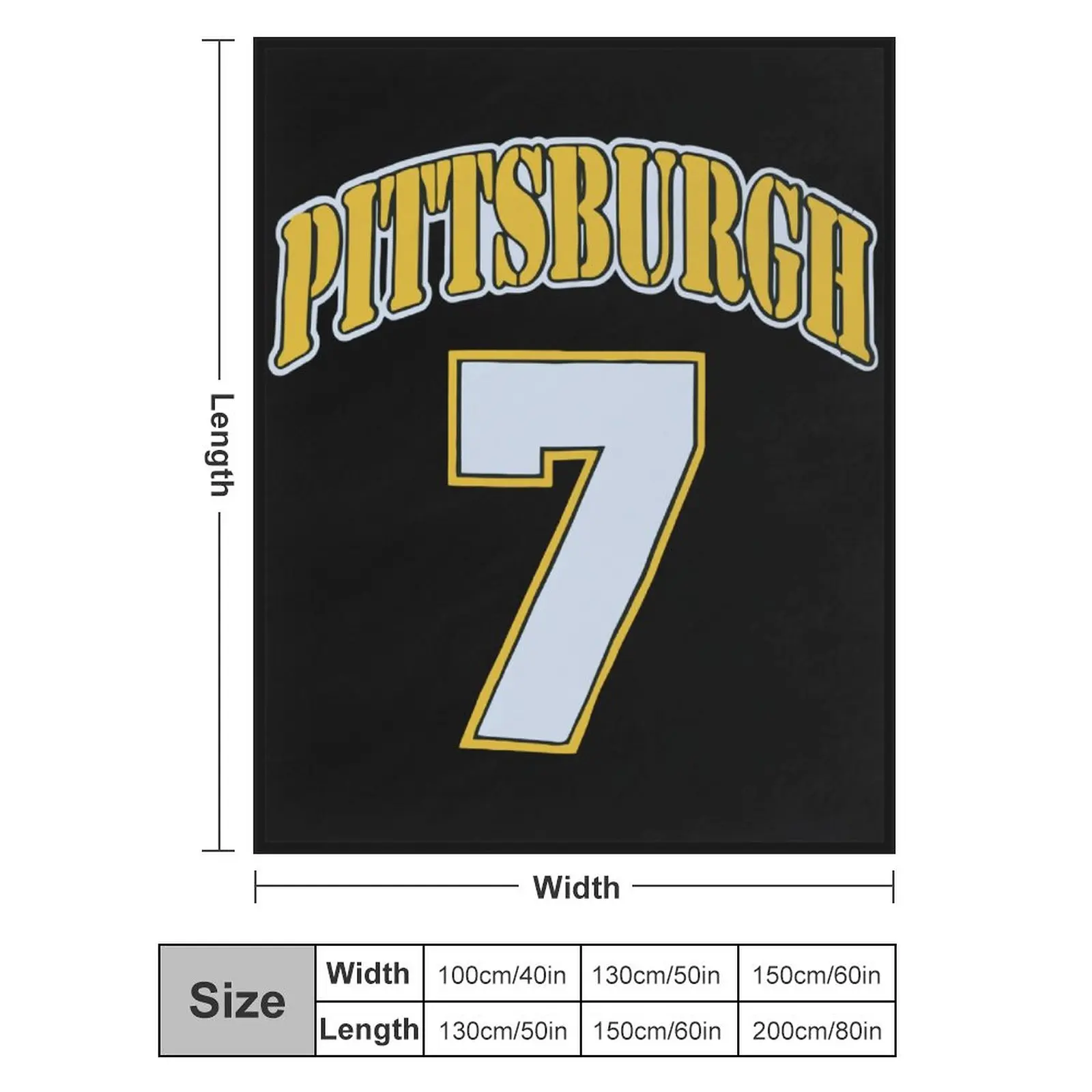 

Blanket 7 Ben Roethlisberger Ultra Soft Micro Fleece Cozy Lightweight Microfiber Flannel All Season Living Room Bedroom Vertical