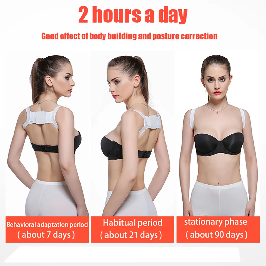 

Posture Corrector Device Comfortable Back Support Braces Shoulders Chest Belt Solid Back Corrector Intimates Correct Hump Strap