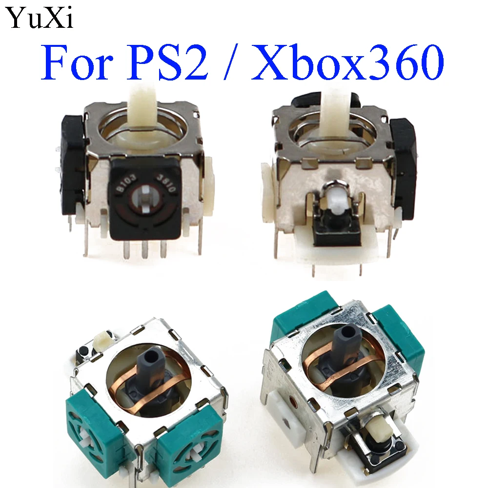 2 шт. аналоговый 3d сенсорный модуль YuXi для ремонта Xbox360 PS2 PS3|Запасные части| |