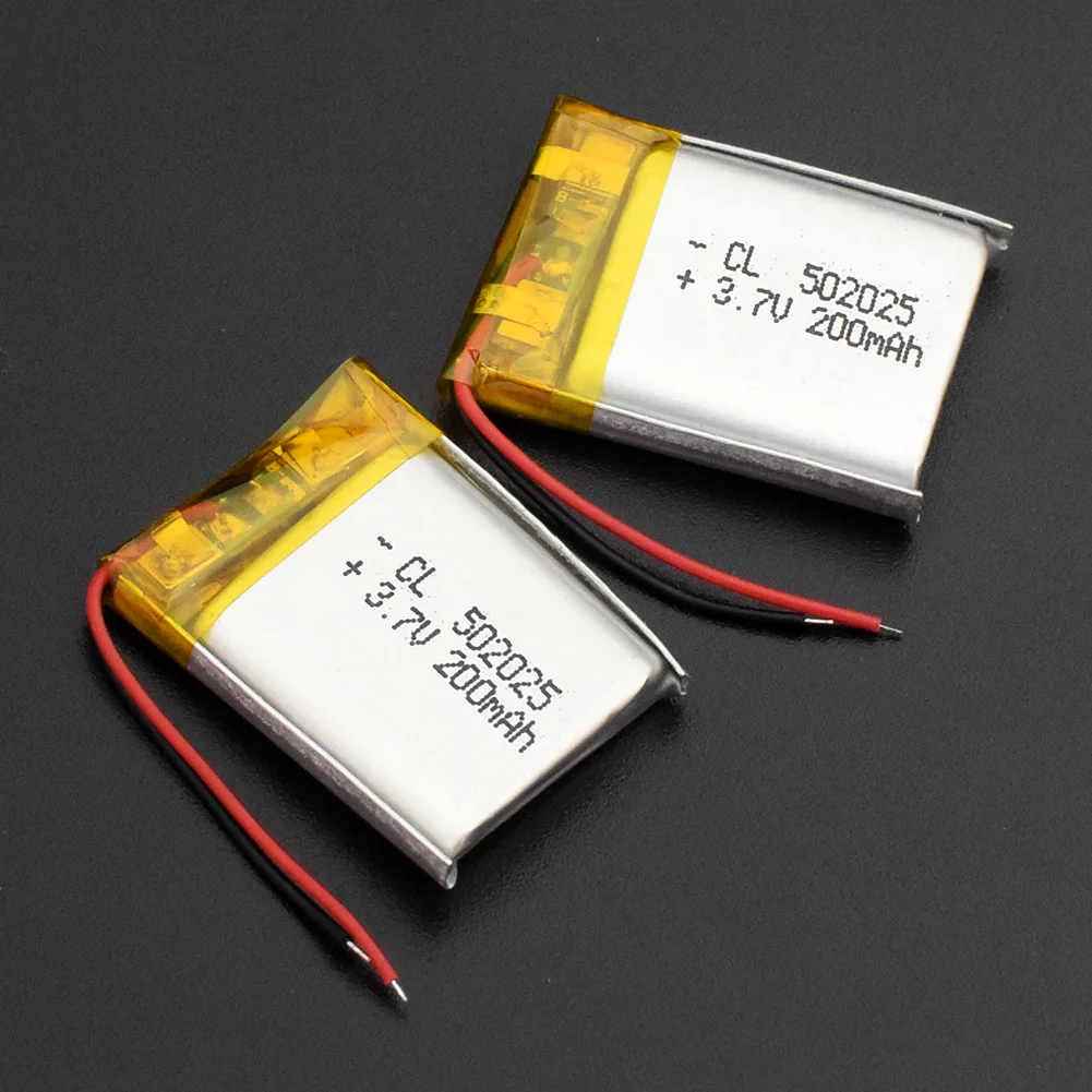 1/2/4 штук Перезаряжаемые литий полимерный аккумулятор 3 7 v 200 мА/ч 502025 Батарея для