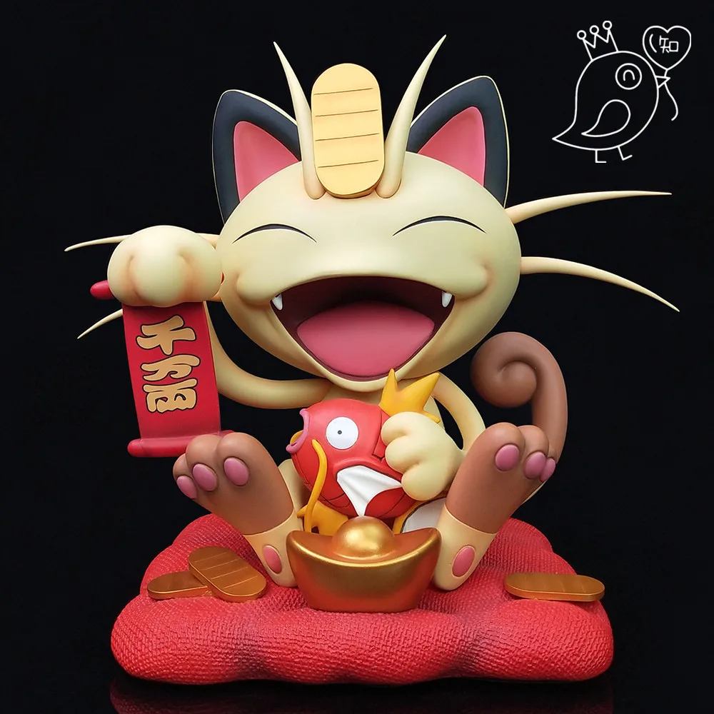 Покемон рекрутить богатство Meowth GK экшн-фигурка модель игрушки подарок для детей