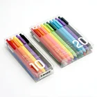 Гелевые ручки KACO PURE Series из АБС-пластика, 20 шт.лот, модные ручки карамельных цветов для подписей, канцелярские принадлежности для студентов, офисные и школьные принадлежности