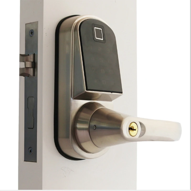 Умный электронный дверной замок кодовый механические клавиши нажимающий экран