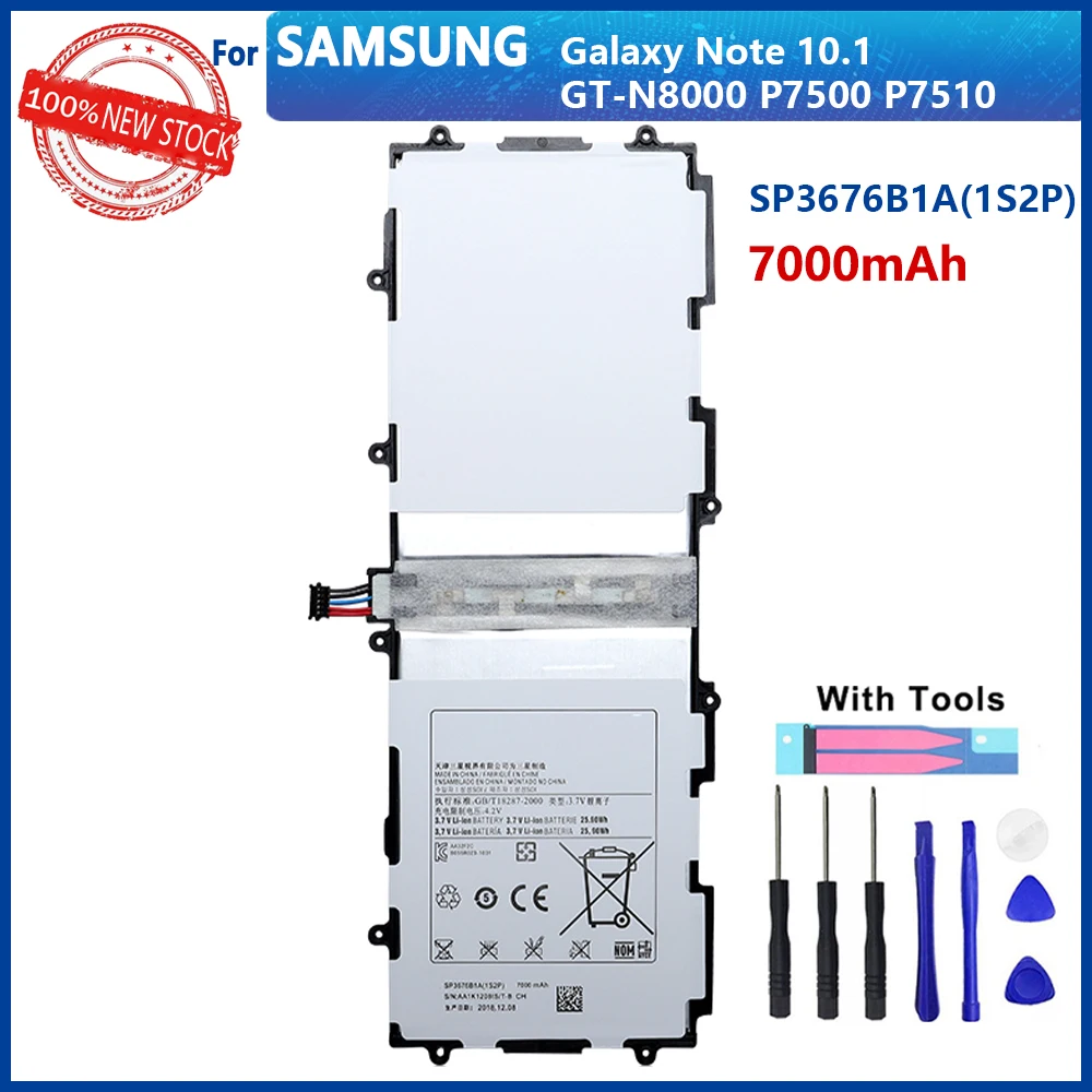 100% подлинный SP3676B1A для Samsung Galaxy Tab 10 1 S2 N8000 N8010 N8020 N8013 P7510 P7500 P5100 P5110 P5113 планшет новые