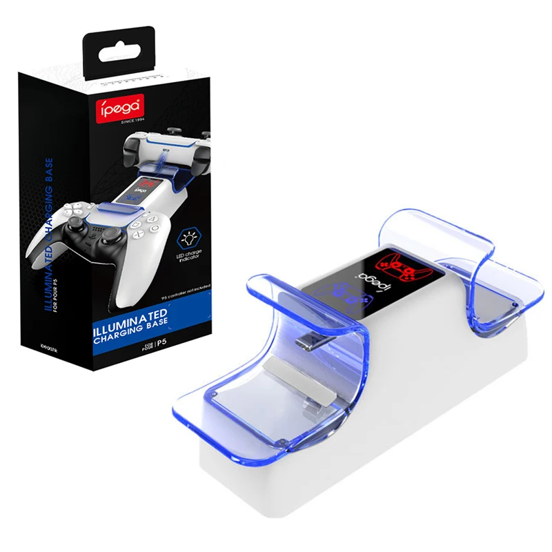 

Для беспроводного контроллера PS5, зарядное устройство для геймпада, док-станция, зарядная подставка для Playstation 5, аксессуары для игр, двойная ...