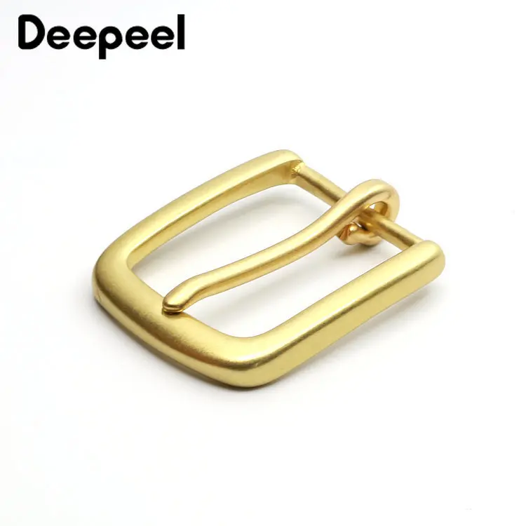 Deepeel1pc 35 мм латунная ретро пряжка унисекс с головкой из чистой меди застежка для