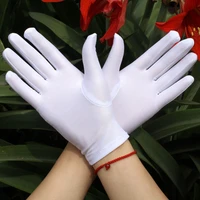 fashion solid wrist women gloves cotton female thin short design elastic special sunscreen summer driving hot sale 5pcslot 2054