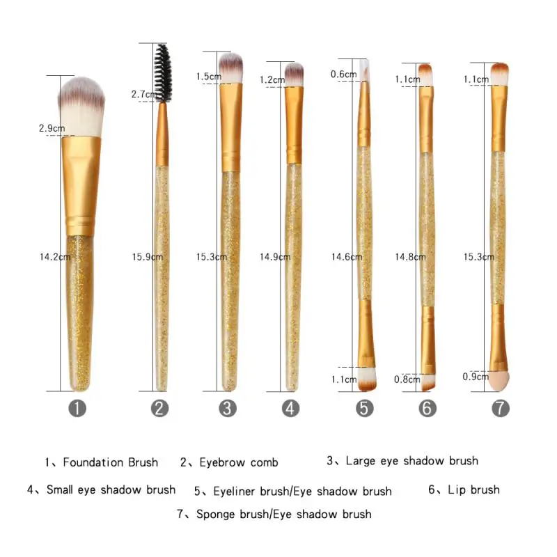 Набор профессиональных кистей для макияжа 15 шт./лот кисти смешивания теней