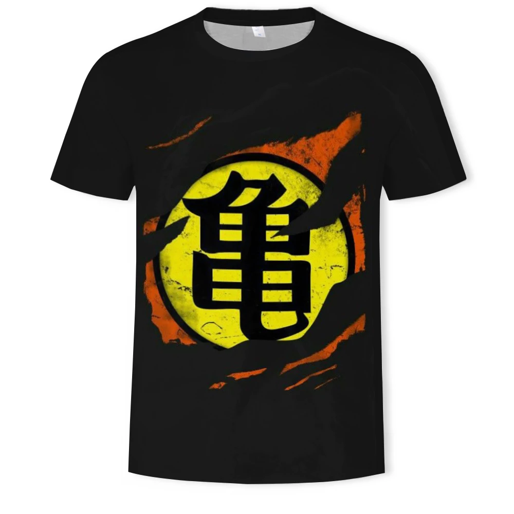 In the summer of 2021, men's and women's O-neck anime character T-shirts are comfortable and versatile short-sleeved T-shirts