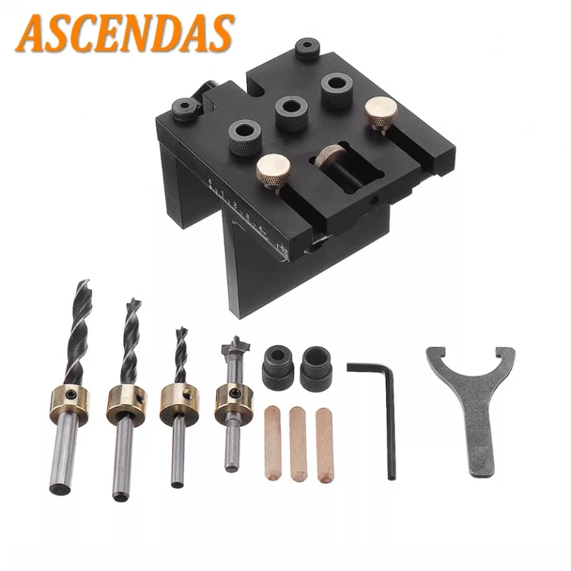 

3 в 1, направляющая для сверления дерева, 6/8/10/15 мм