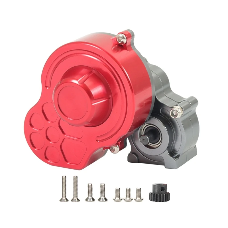 

Complete Metal Gearbox Transmission Box with Gear for 1/10 RC Crawler Axial SCX10 SCX10 II Upgrade Parts