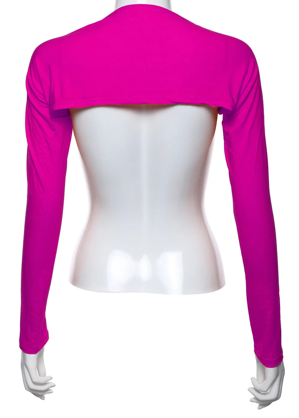 New Fashion One Piece Cotton Sleeves Arm Cover Shrug Bolero Hijab Muslim Islamic 20 Colors Free Shipping - Color: Rose