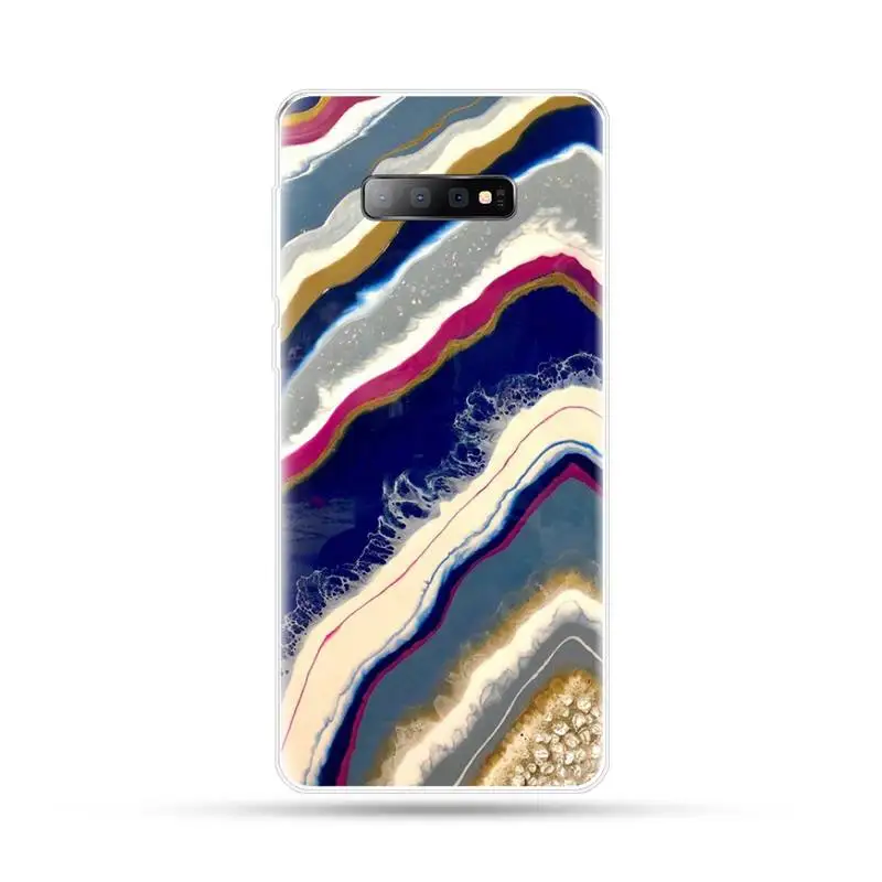 

marble colorful pattern Phone Case For Samsung Galaxy S5 S7 S8 S9 S10 S10e S20 edge plus lite
