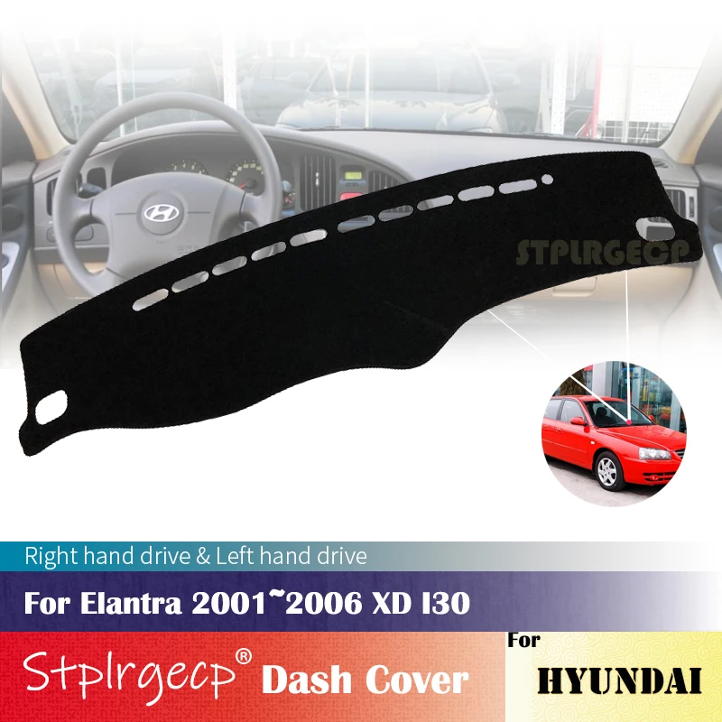 

Противоскользящая накладка на приборную панель для Hyundai Elantra 2001, 2002, 2003, 2004, 2005, 2006, XD I30, защитная накладка коврик от солнца
