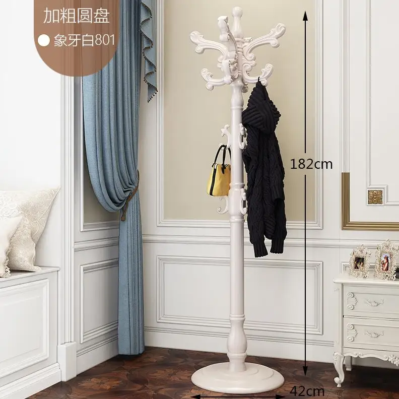 

European Coat Rack Floor Home Bag Rack Single Pole Simple Modern Bedroom Hanging Clothes Rack Shelf Clothes Rack Stand