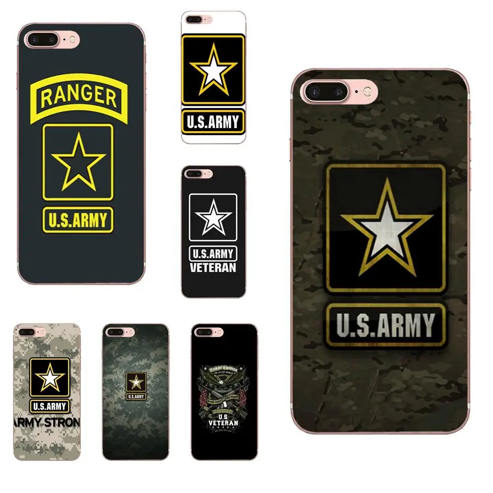 Камуфляжный армейский Ветеран США корпус сигналов для Apple iPhone 4 4S 5 5C 5S SE SE2 6 6S 7 8 11