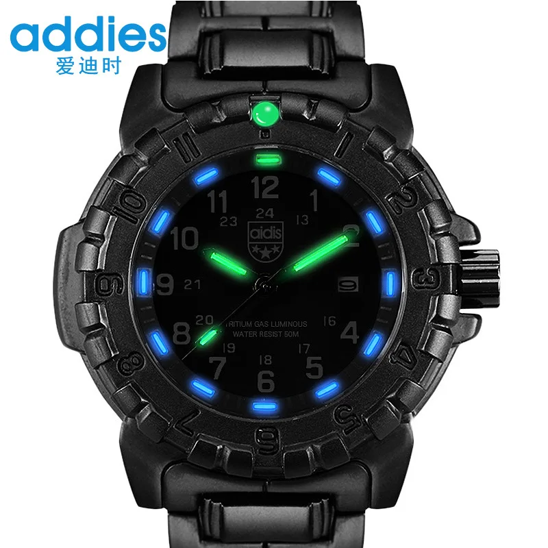 

Addies Air Luminous Men's Watch Outdoor Sports Multifunctional Waterproof Men's Quartz Watch fashion men stainless steel watch