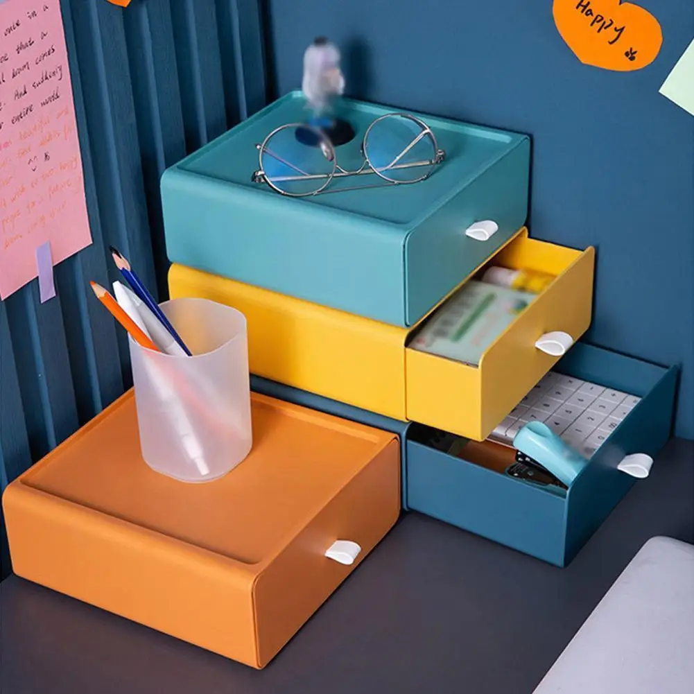 

Drawer Desktop Storage Box Storage Box Organizing Box Shelves Office Organizing Desk Storage Box Cabinet W5W4