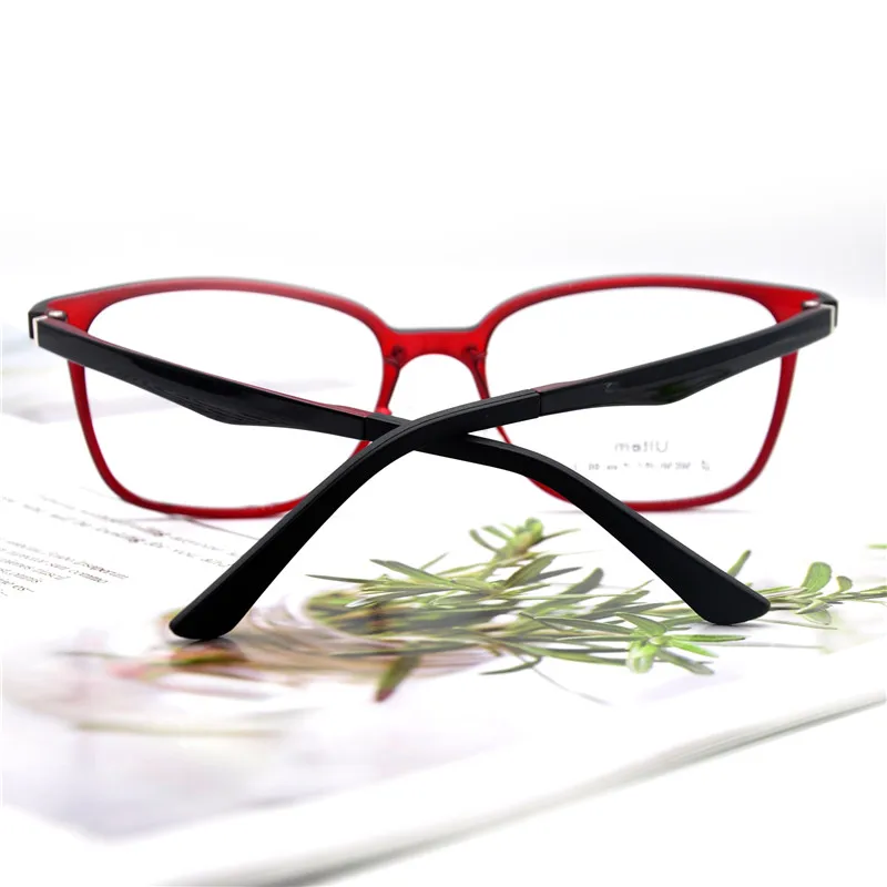 Квадратные очки для близорукости LUCIDIE женщин и мужчин ретро в металлической