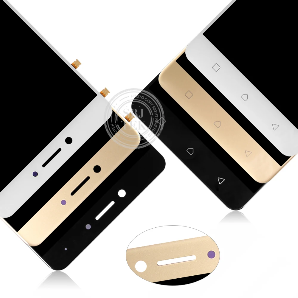 ЖК-дисплей Srjtek для Lenovo Vibe K6 Plus сенсорная панель дигитайзер в сборе рамка Note K53b36