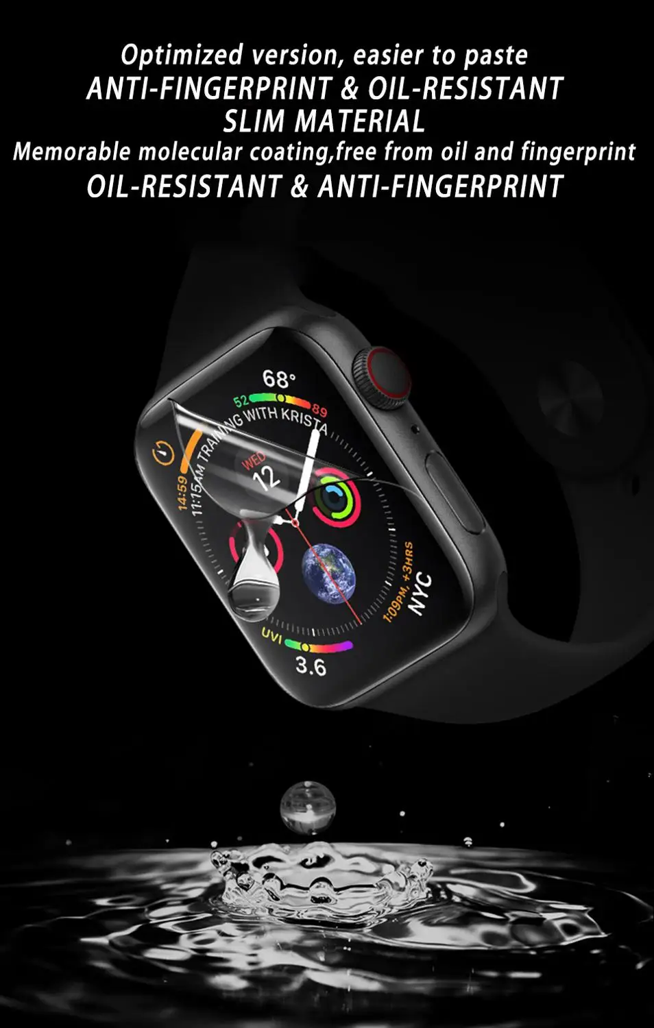 Фото Screen Protector for Apple Watch 6 iWatch SE 5 4 40MM 44MM Soft Full Protective Film 3 2 1 38MM 42MM Not Glass Электроника Screen Protector for Apple Watch 6 iWatch SE 5 4 40MM 44MM Soft Full Protective Film 3 2 1 38MM 42MM Not Glass Электроника