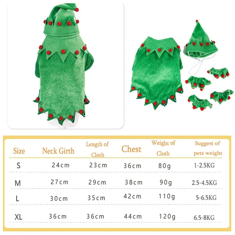

Dog Clothes Halloween Costumes Cat Hoodies Winter Dog Coat Pet Clothing Small Medium Dogs Elf Cosplay Christmas Pet Supplies