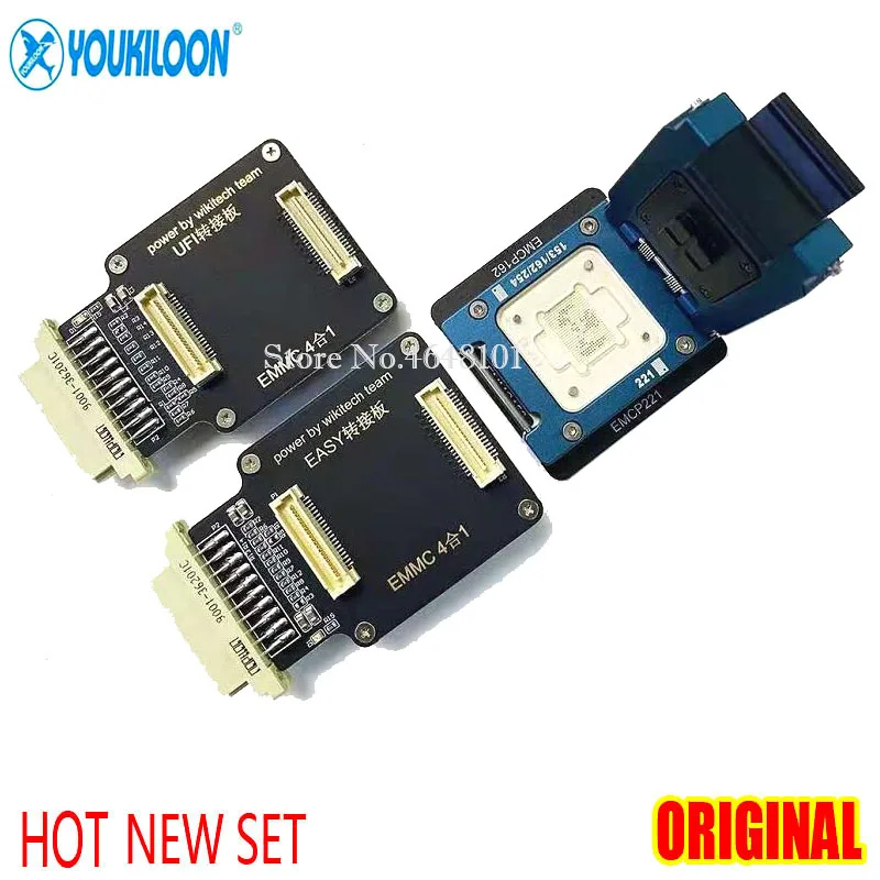 Emmc 4 в 1 розетка emmc153 169 emcp162 186 emcp254 emcp221 для ufi легкий jtag plus emmc pro riff v2 box|Наборы ремонта