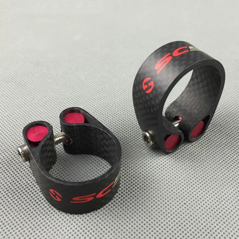 TOSEEK карбоновое сиденье подседельный хомут 31 8 мм для велосипеда|Зажимы сидений| |