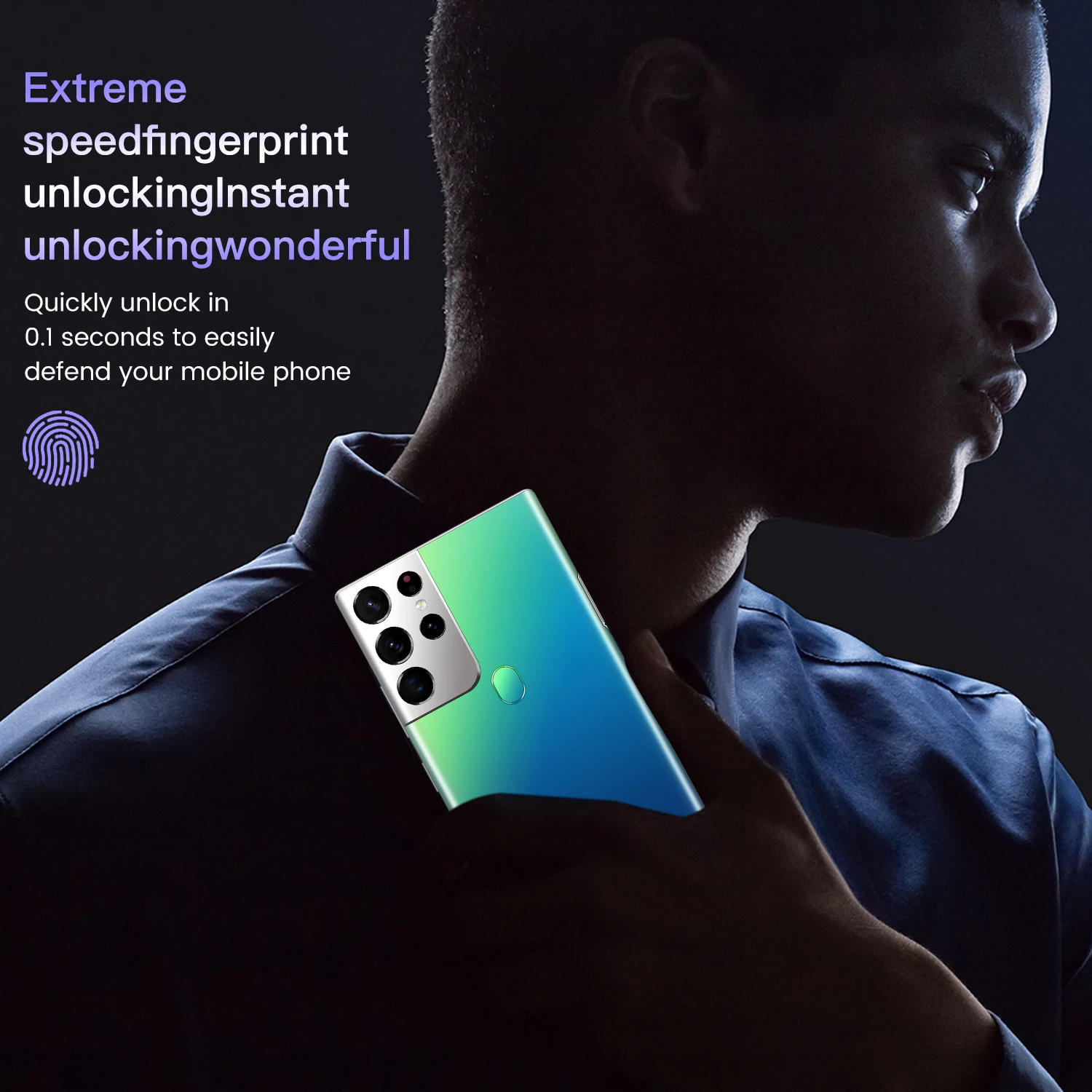 global version ultra thin fingerprint unlock 5g smartphone 12512gb for samsung galaxy s21 ultra mobile phone huawei cellphone free global shipping