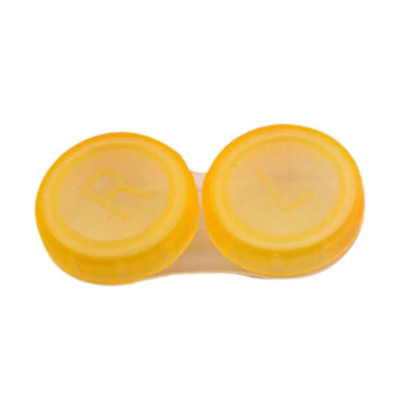 1 шт пластиковые линзы коробка чехол Мини очки s сумка для объектива случайные