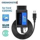 Obdresources ELM327 USB V1.5 FORScan для Ford Mazda Lincoln Mercury Программирование elmконфигурации FoCCCus HS MS CAN переключатель F150 F250 F350 F450