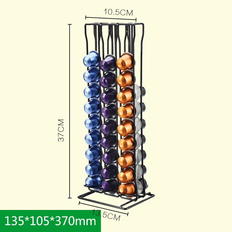 

Practical Coffee Capsule Holder Tower Stand For 60 Nespresso Capsules Storage soporte capsulas nespresso Coffee Pod Holder