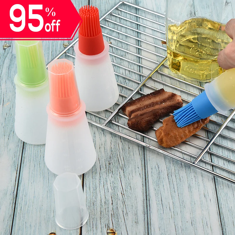 

1pc BBQ Silicone Brush Grill Oil Basting Brushes кисточка для масла Kitchen Gadgets Baking Tool For BBQ Accessories Tools