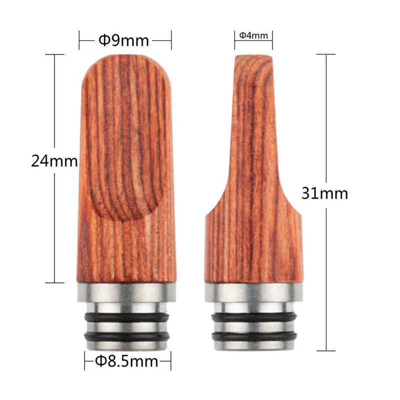 Electronic Cigarette Drip Tip REEWAPE AS277M Wooden 510 Vape Mouthpiece Fit E Atomizer Series Accessories | Электроника