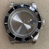 40mm stainless steel watch case aluminum ring sapphire glass set for miyota 8215821a for mingzhu 28133804 watch movement