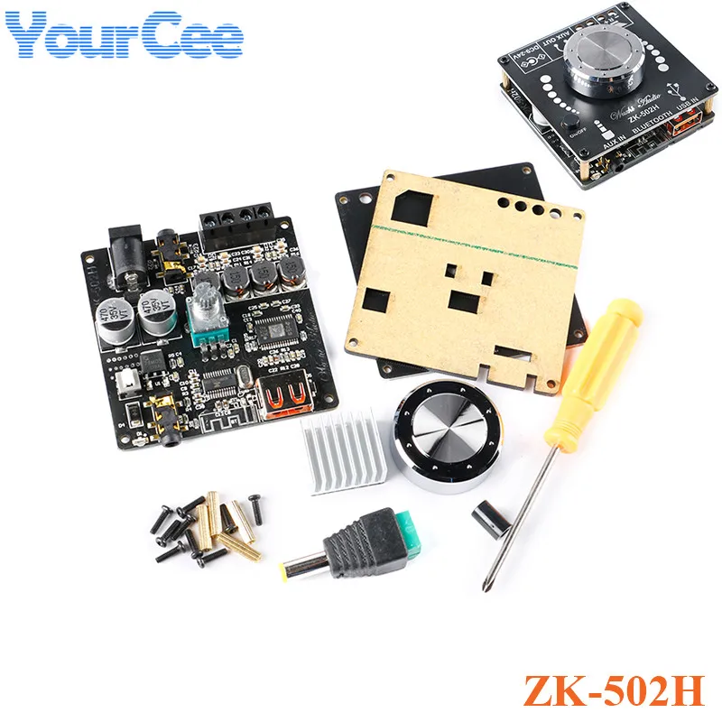 

MINI ZK-502H TPA3116 50W*2 50W+50W Digital Power Audio Stereo Bluetooth-compatible Amplifier Board Module AMP Amplificador