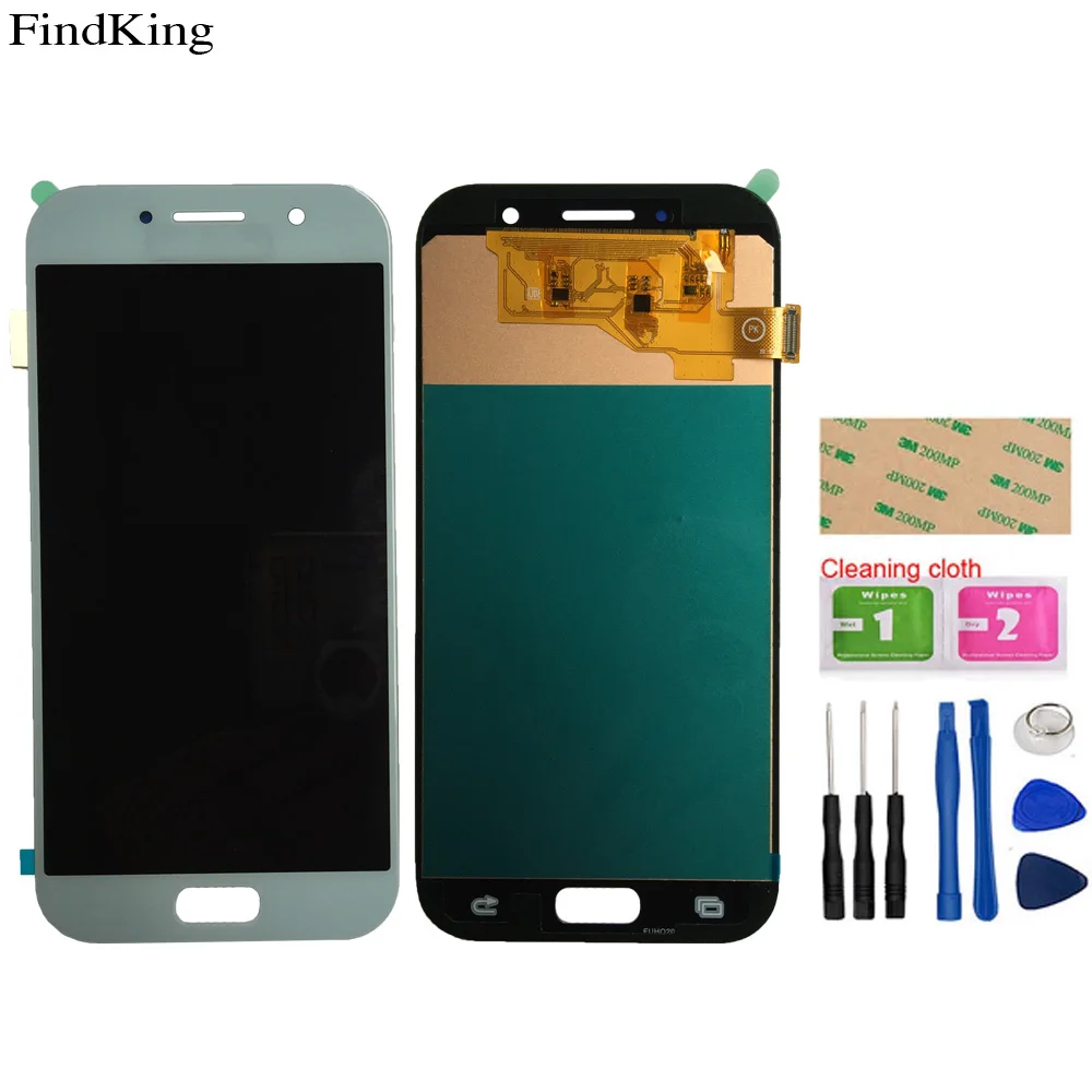 

OLED Mobile LCD Display For Samsung Galaxy A5 2017 A520 A520F SM-A520F LCD Display Assembly Touch Screen Digitizer Tools