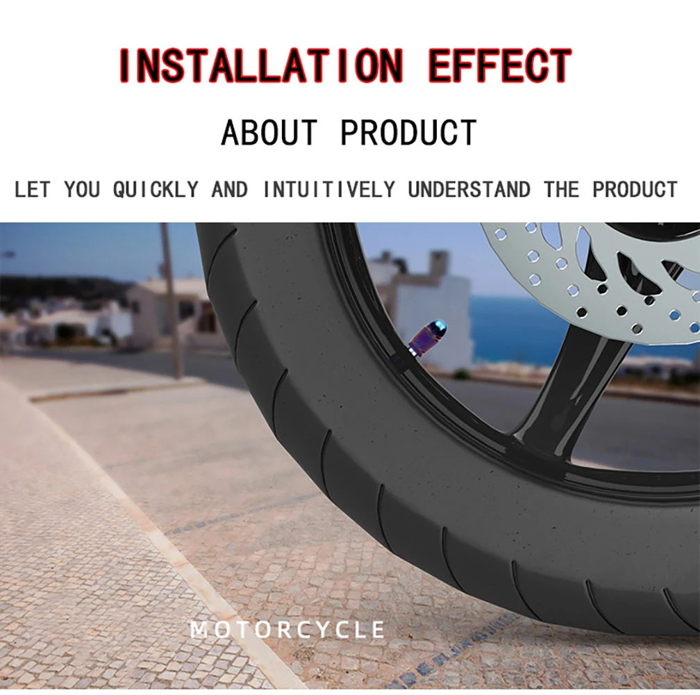 2 шт. прочный алюминиевый сплав крышка клапана мотоцикла пылезащитный колпачок