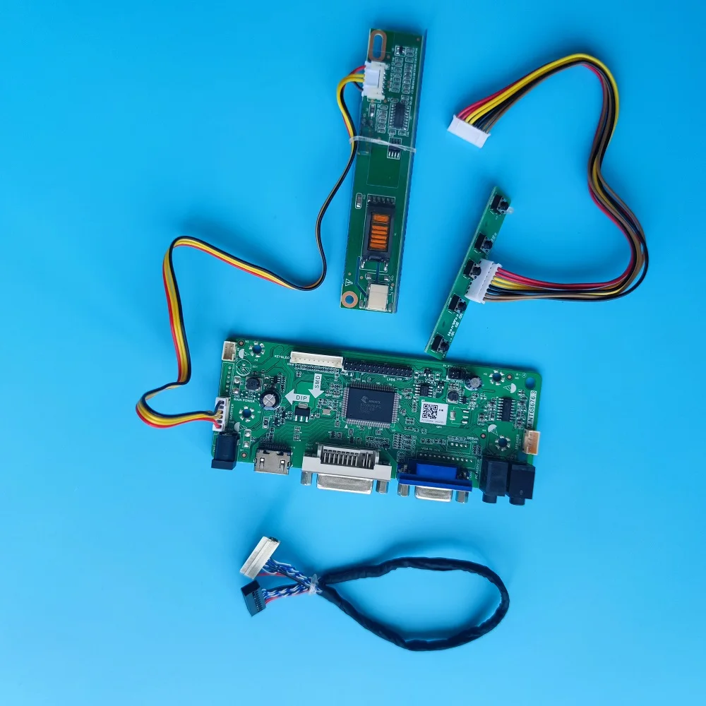 

M.NT68676 контроллер платы драйвера карты комплект DVI VGA LCD Сделай Сам 20pin для LTN121XA-L01/L02 1024X76 8 панель экрана монитора