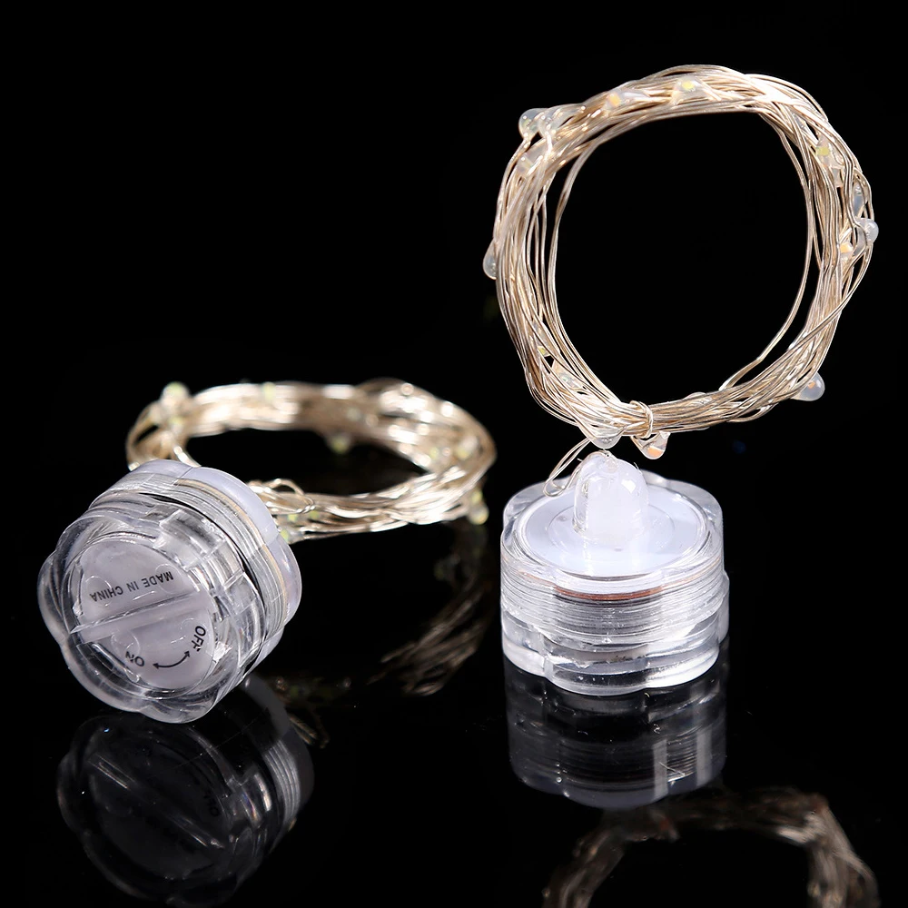 

Светодиодная гирлянда, праздничное освещение, декоративные огни, 1 м, 2 м, водонепроницаемая сказочная гирлянда, уличное украшение, рождеств...